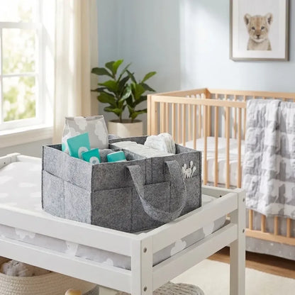 Nursery storage organizer-foldable and portable for travelling