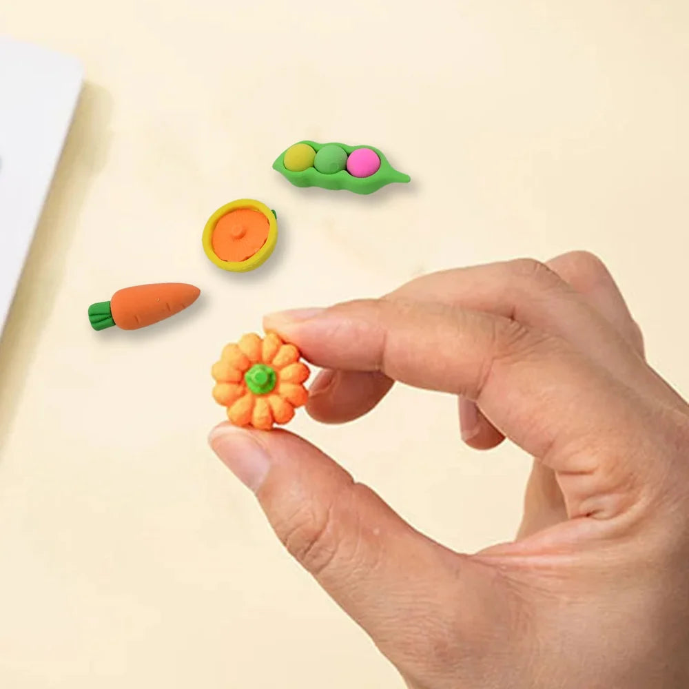 Fun 3d character erasers