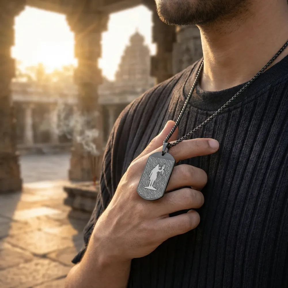 Om namah shivay pendant with chain