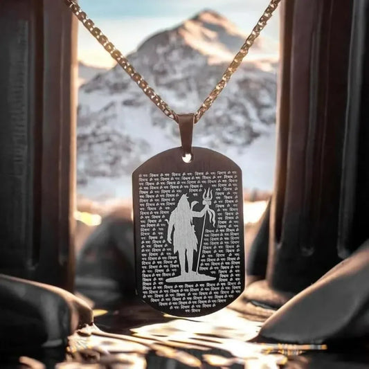 Om namah shivay pendant with chain