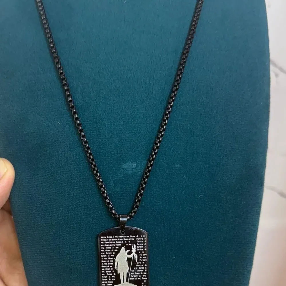 Om namah shivay pendant with chain