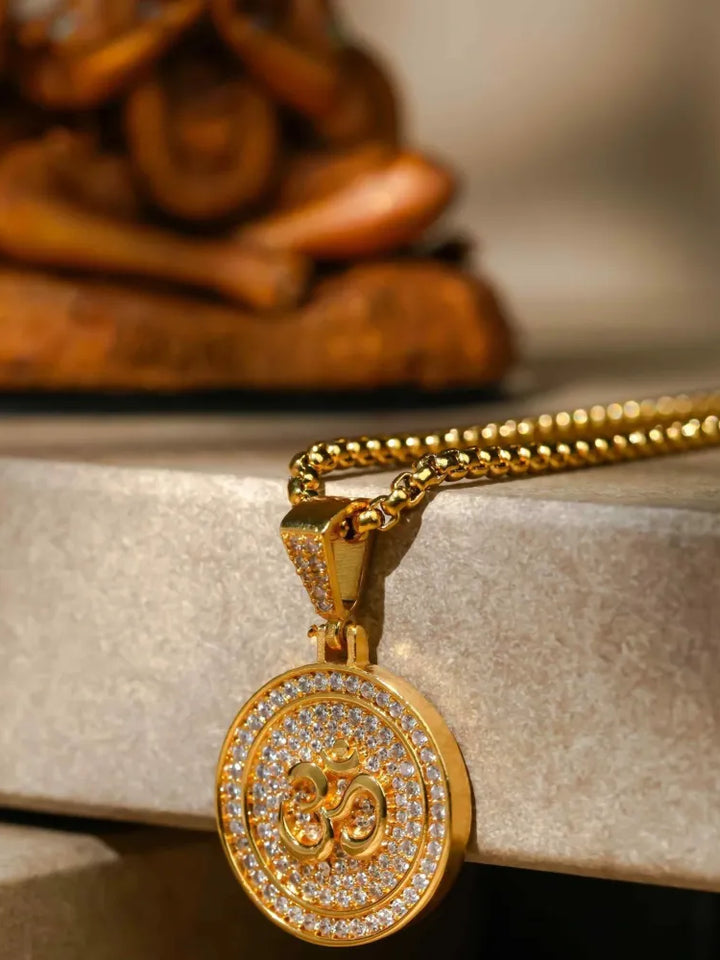 Om Pendant with Chain for Men