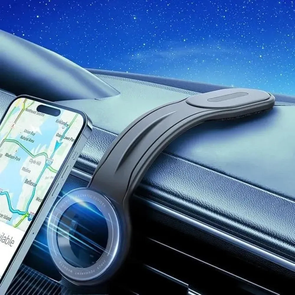 One-touch magnetic car mount