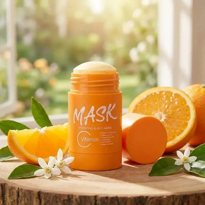 Orange vitamin c clay mask stick
