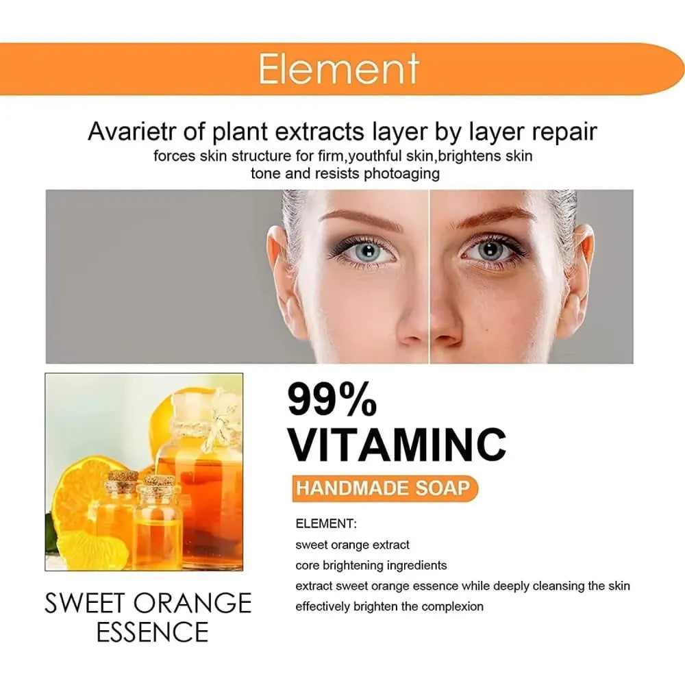 Orange vitamin c soap – 300g