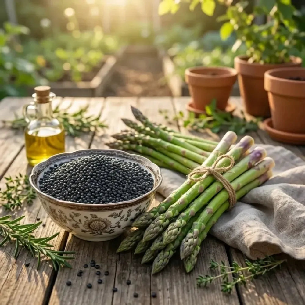 Organic asparagus seeds