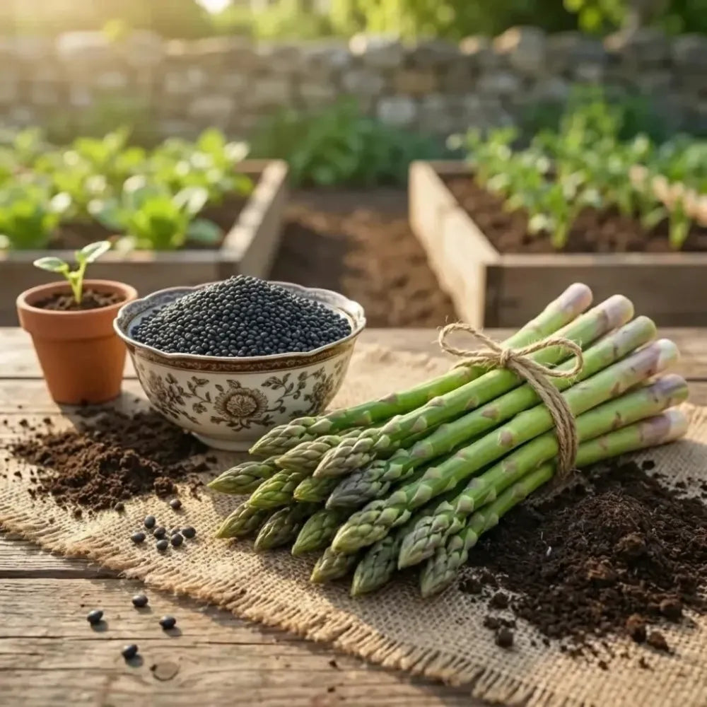 Organic asparagus seeds