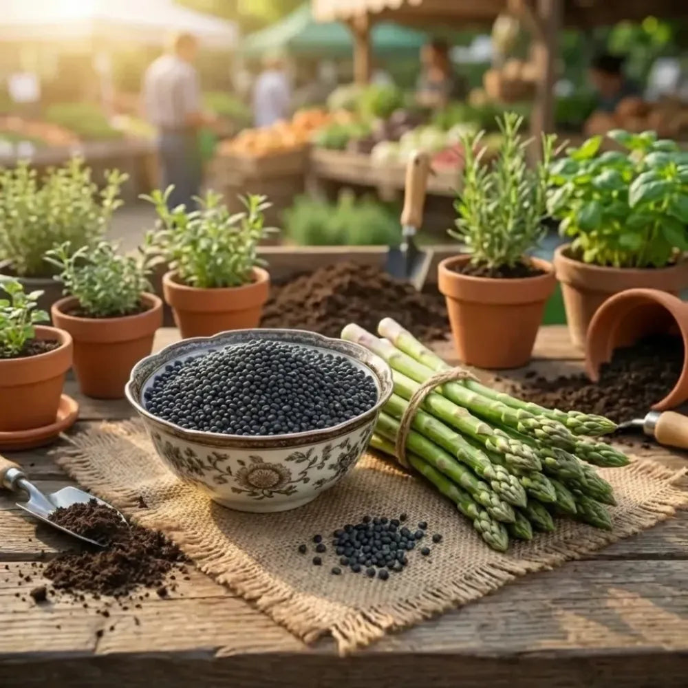Organic asparagus seeds
