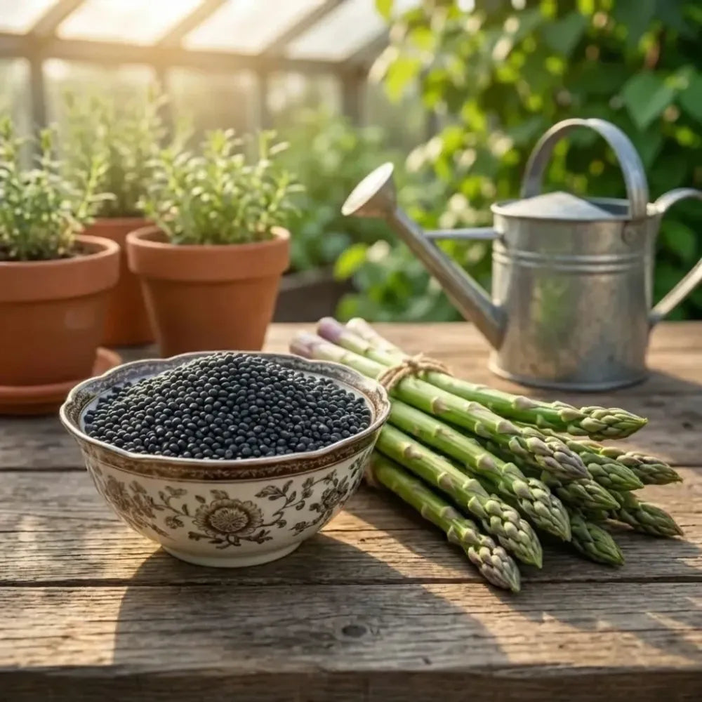 Organic asparagus seeds