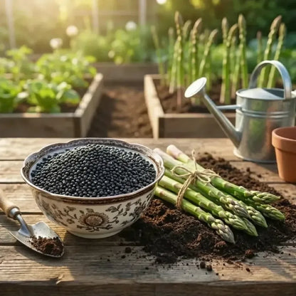 Organic asparagus seeds