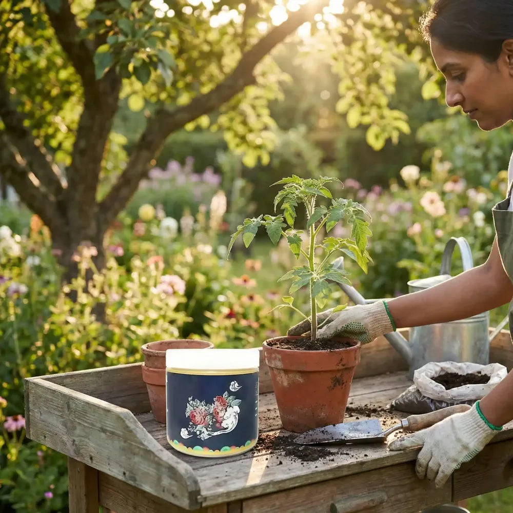 Organic bone meal fertilizer - gardening