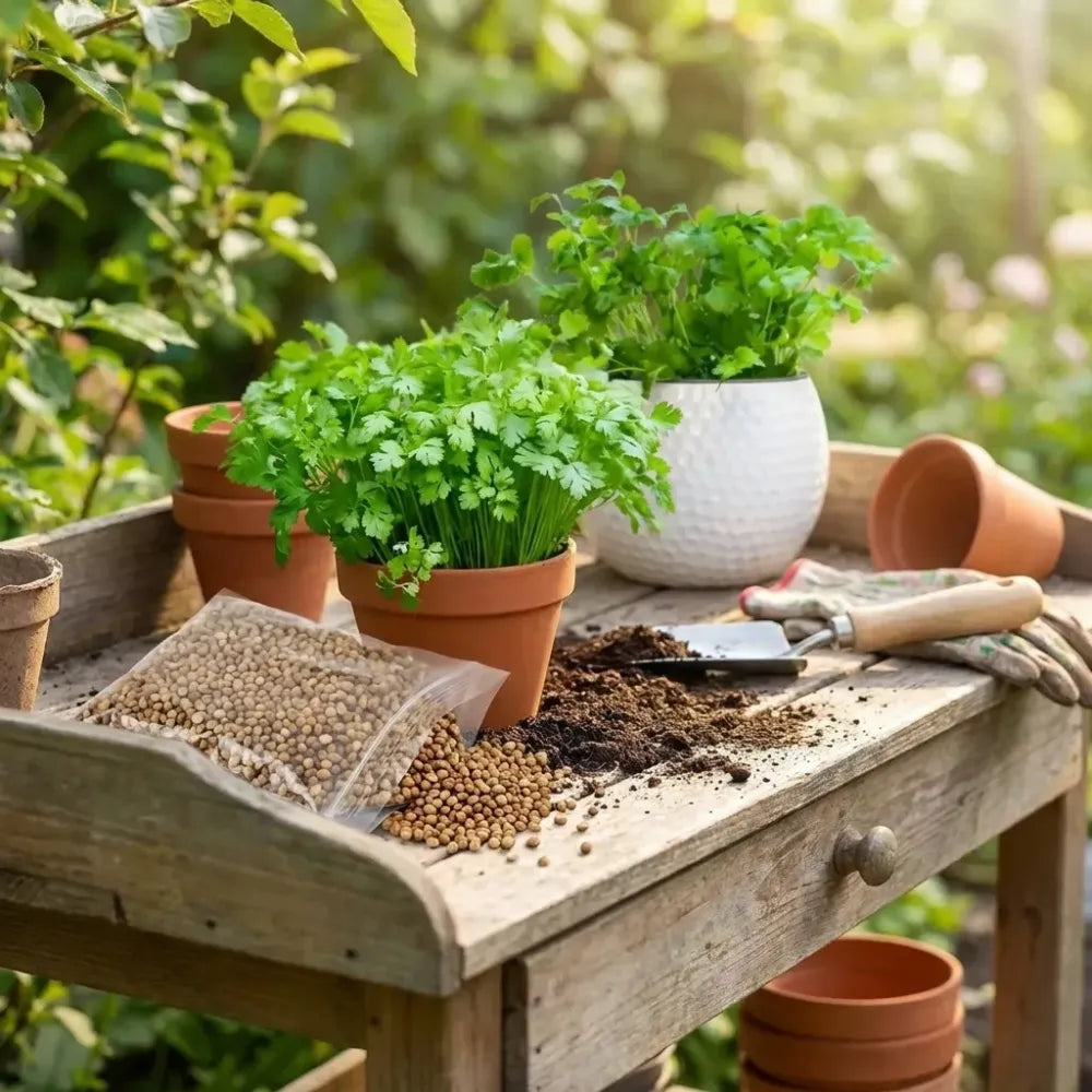 Organic coriander seeds for gardening (pack of 20)