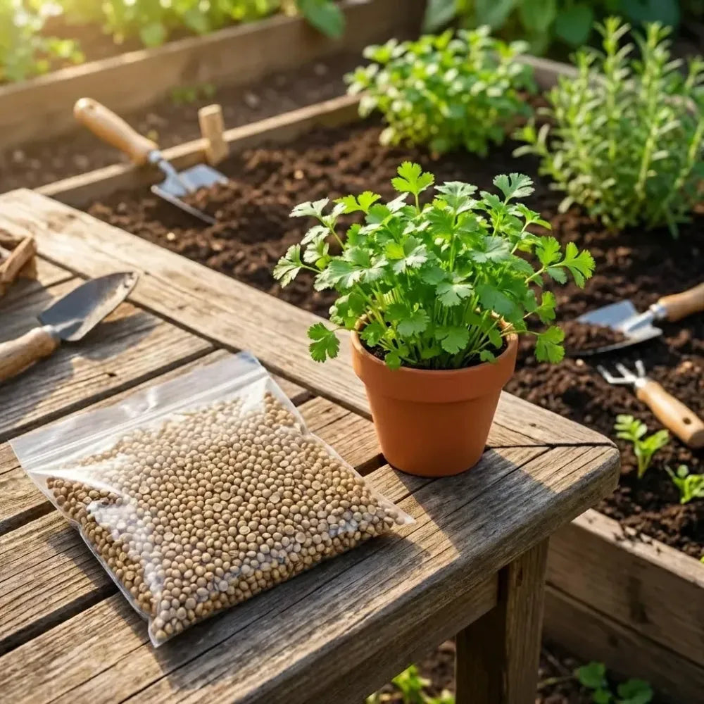Organic coriander seeds for gardening (pack of 20)