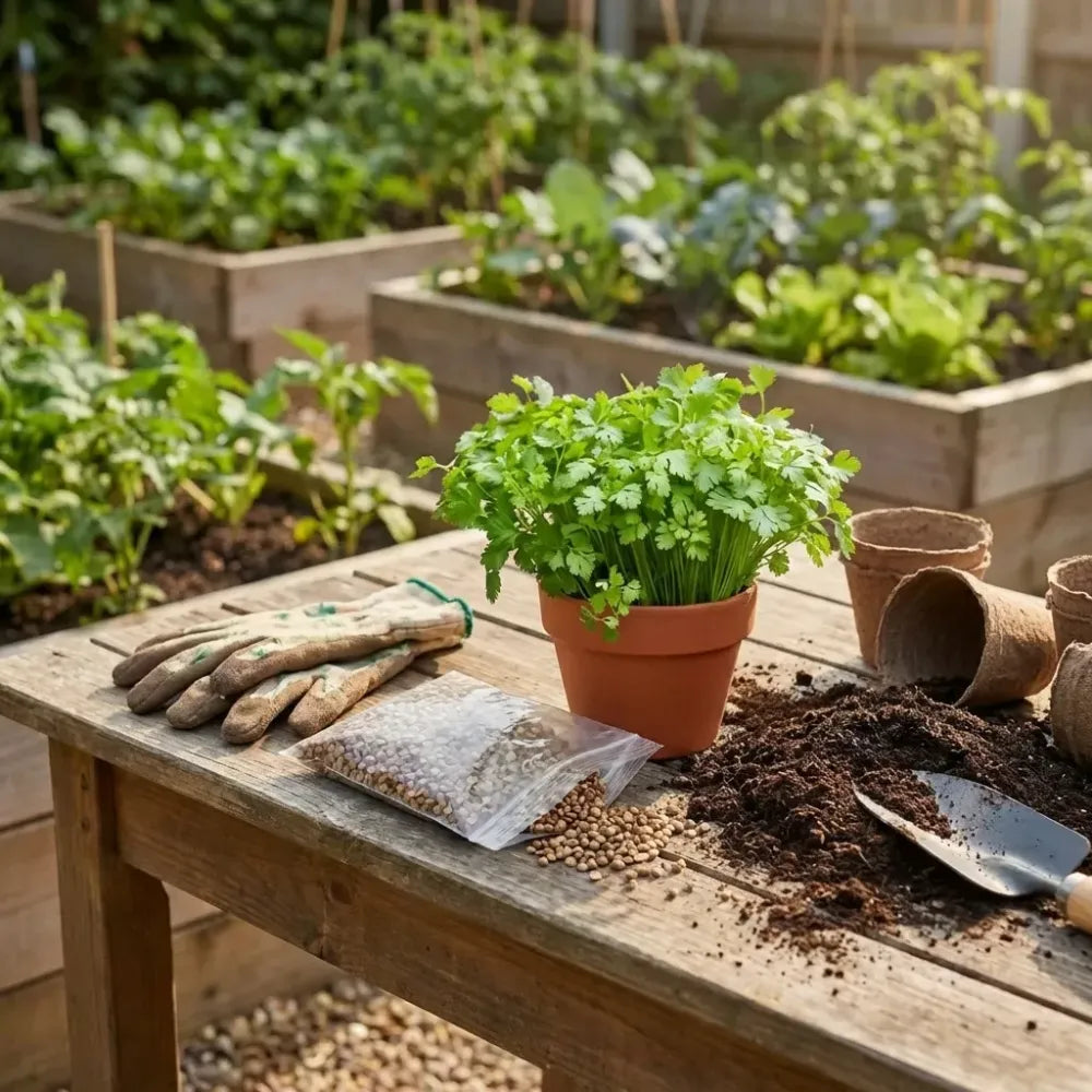 Organic coriander seeds for gardening (pack of 20)