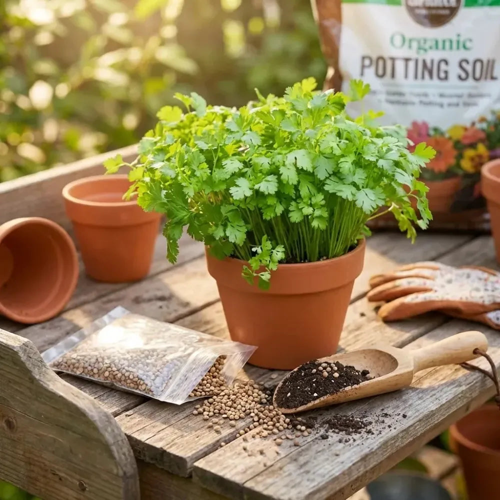 Organic coriander seeds for gardening (pack of 20)