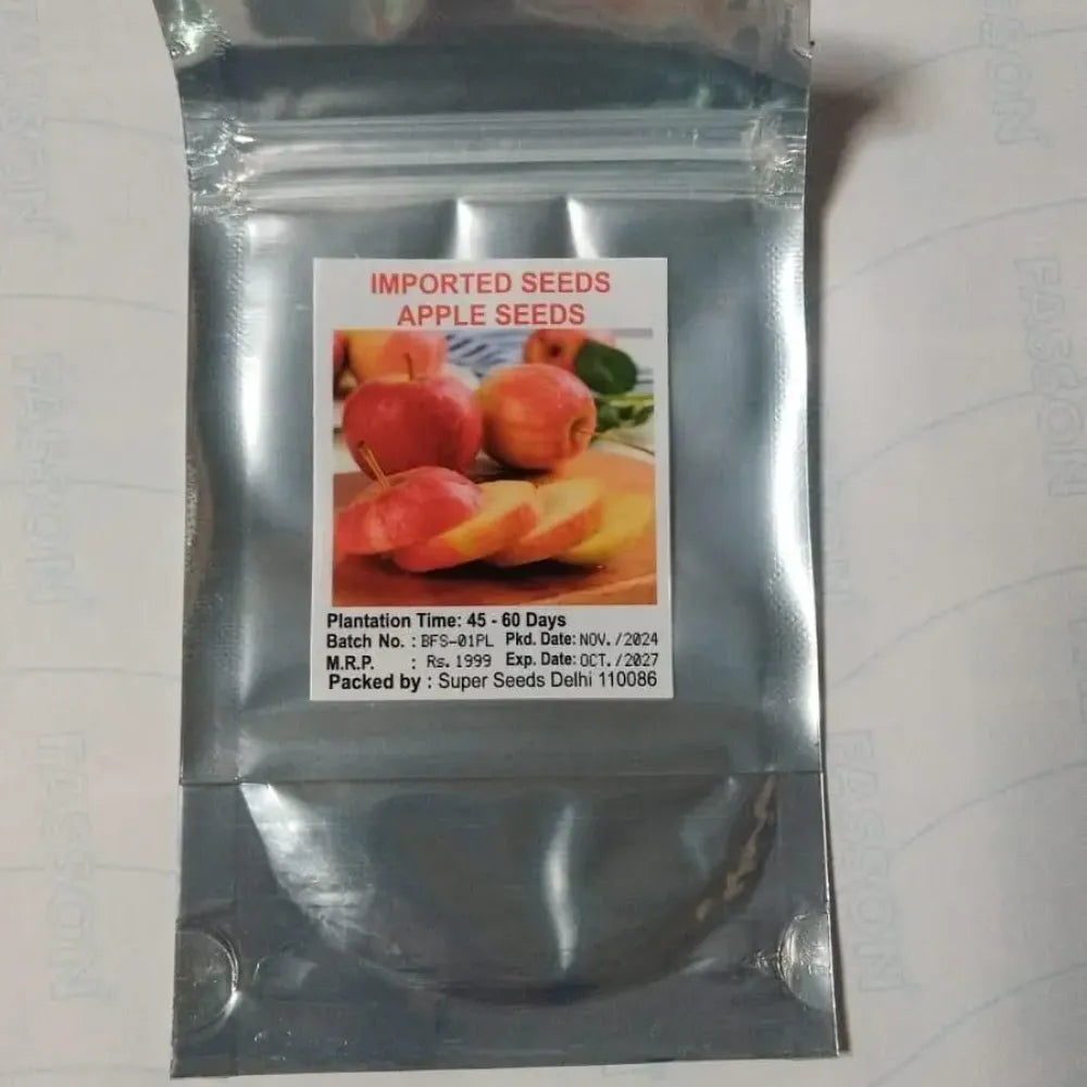 Organic red apple seeds - gardening