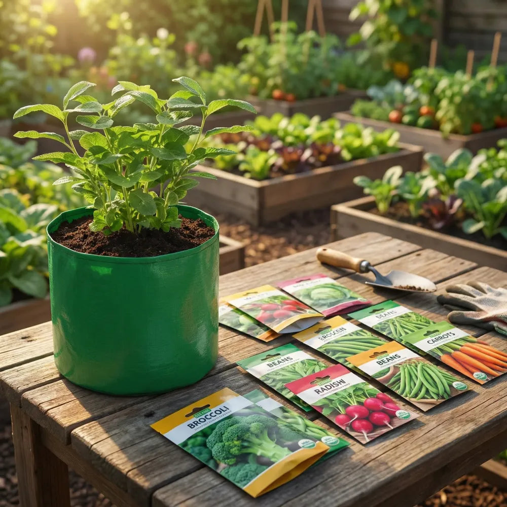 Organic seed & grow kit - gardening