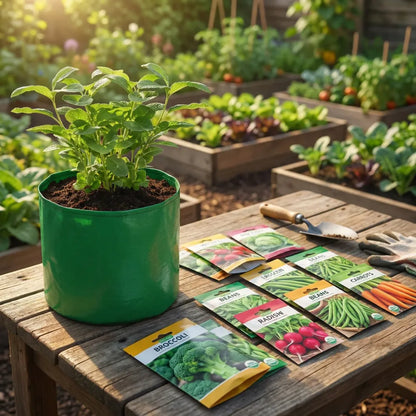Organic seed & grow kit - gardening