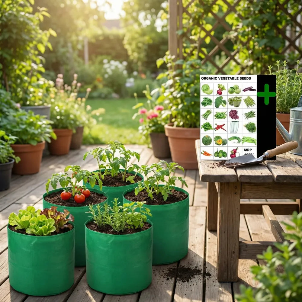Organic seed & grow kit - gardening