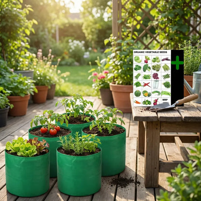 Organic seed & grow kit - gardening
