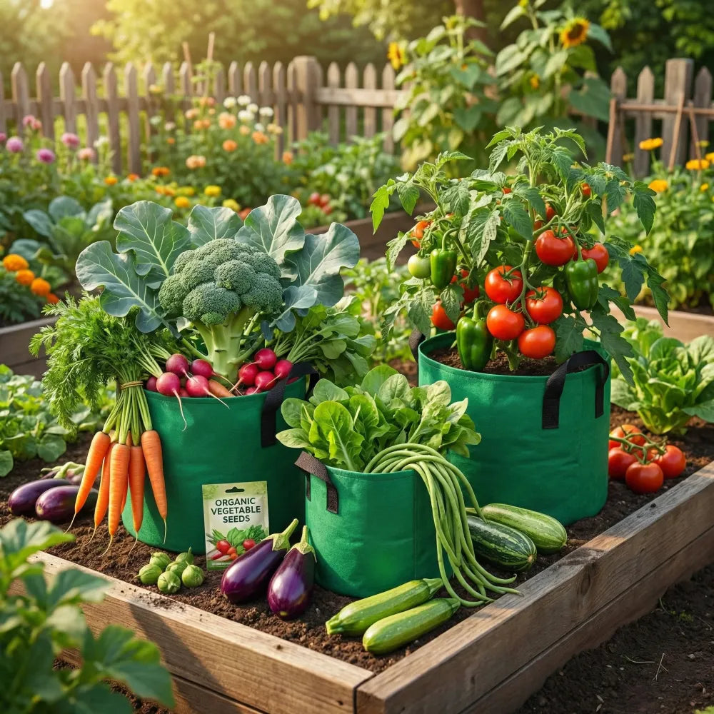 Organic seed & grow kit - gardening