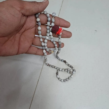 Original vaijayanti mala with rudraksha moira stone