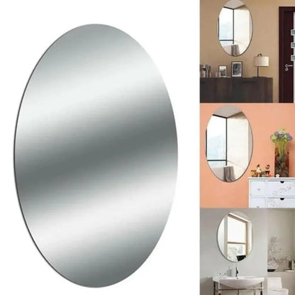 Oval & square mirror set
