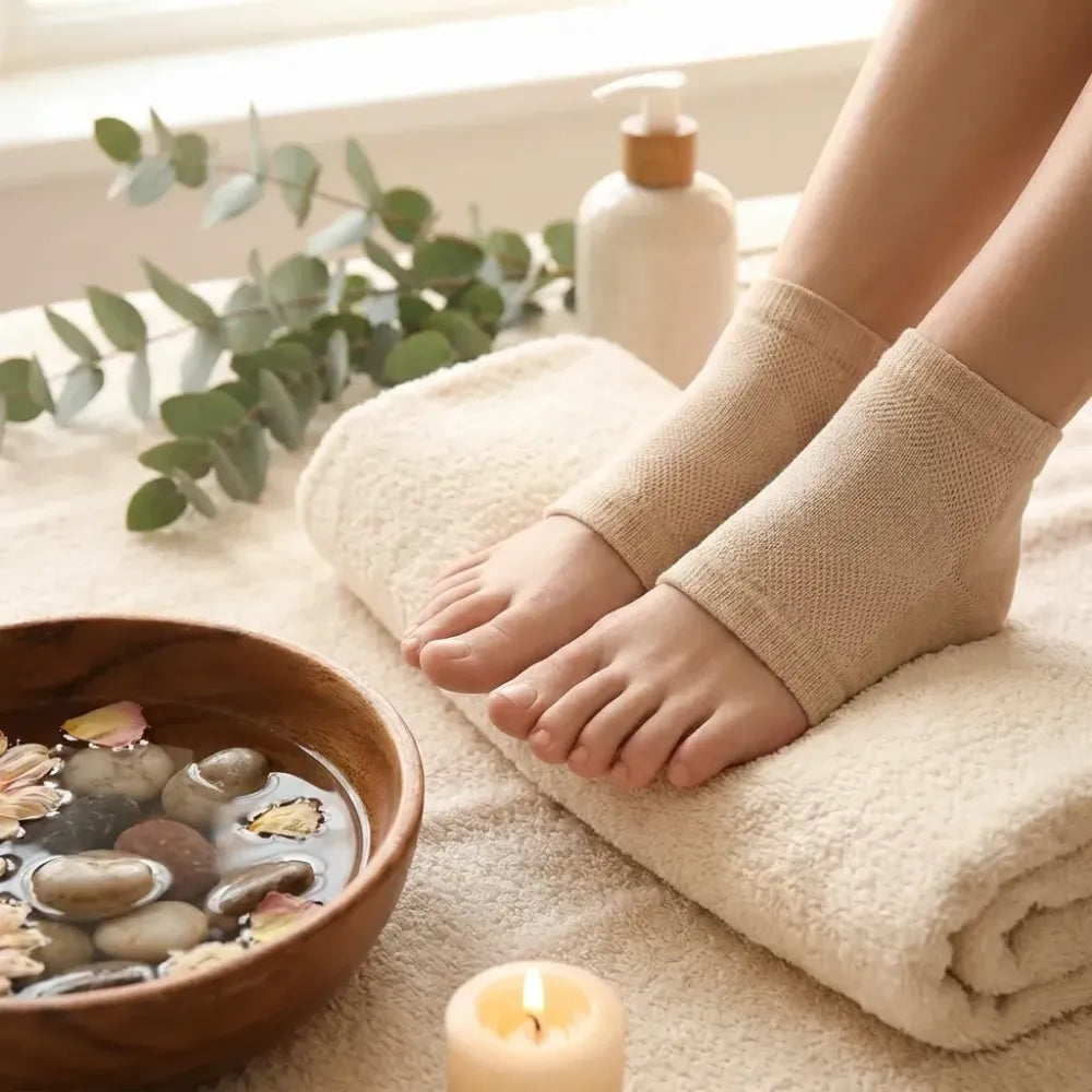 Overnight heel softening socks - health & beauty