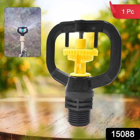 Wide-coverage rotating garden sprinkler
