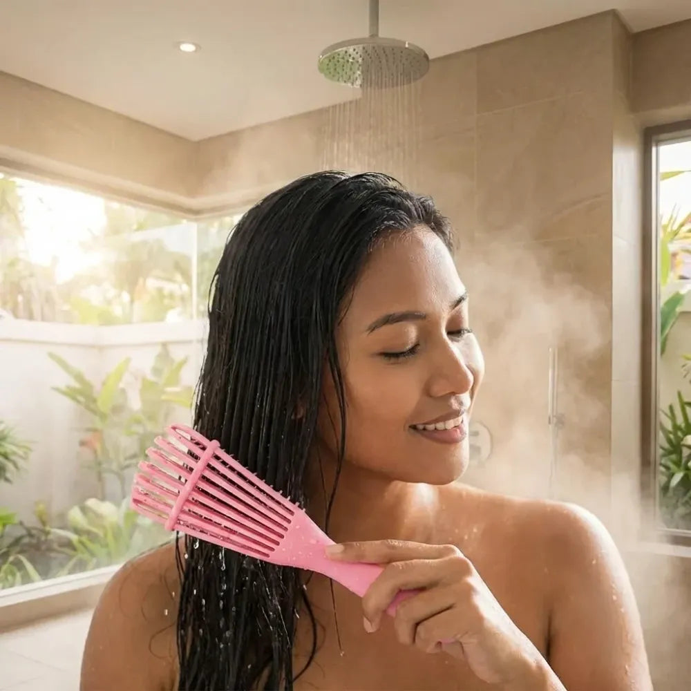Painless detangler comb