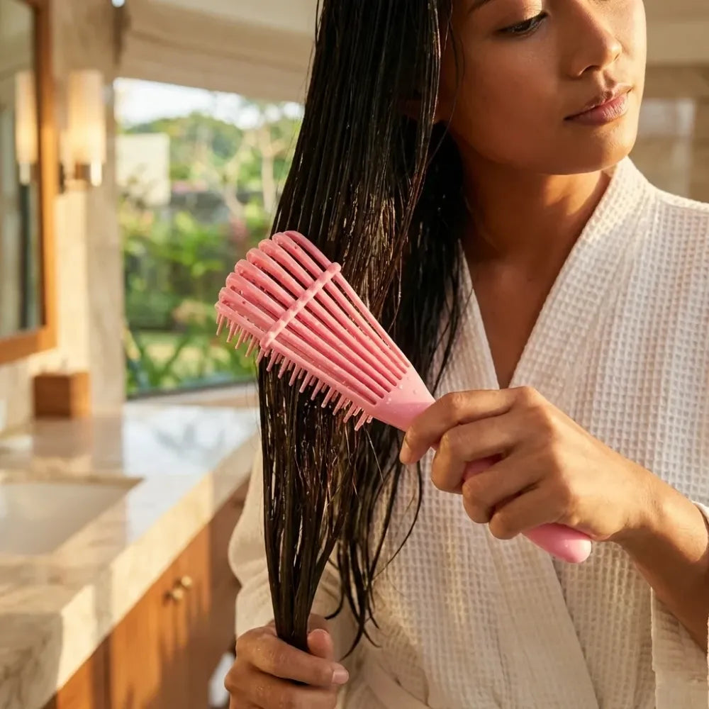 Painless detangler comb