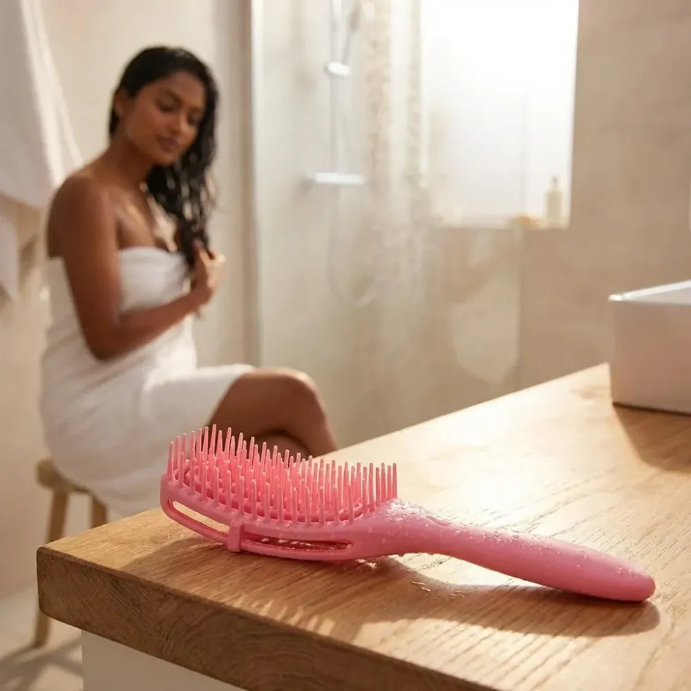 Painless detangler comb