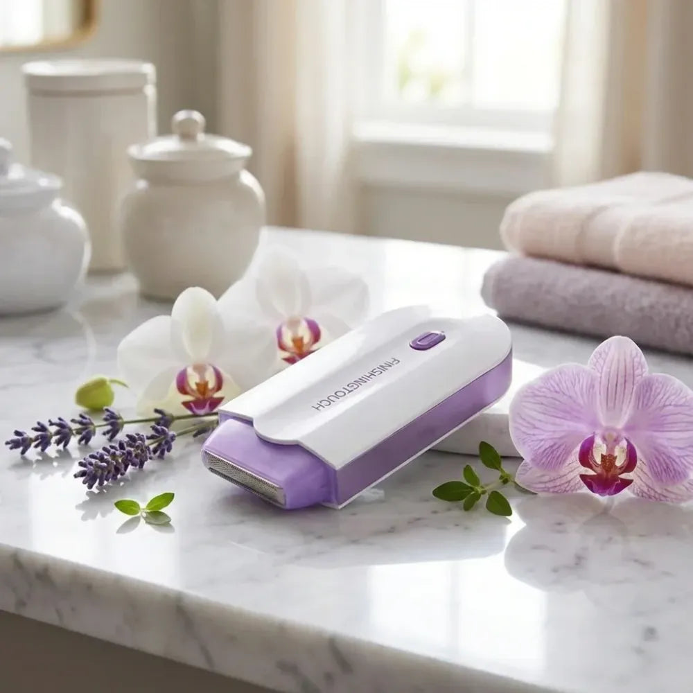 Painless facial body hair trimmer