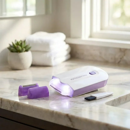 Painless facial body hair trimmer