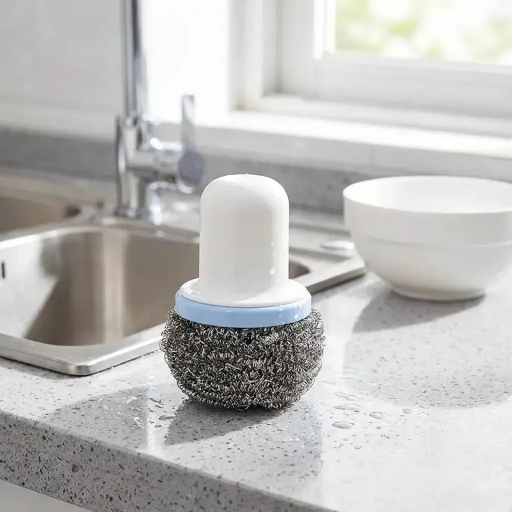 Palm-sized dish scrub brush - home improvement