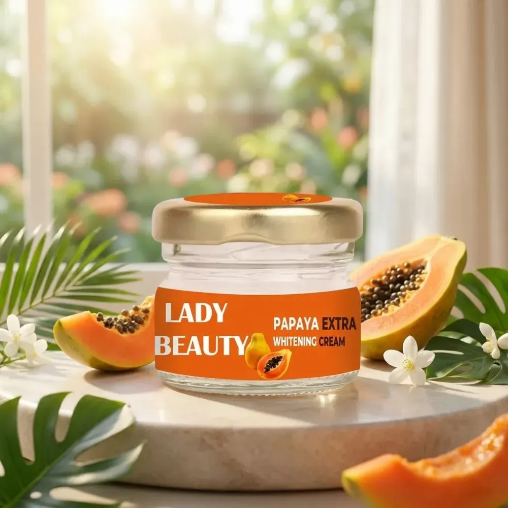 Papaya brightening cream for glowing skin | helps with dark spots