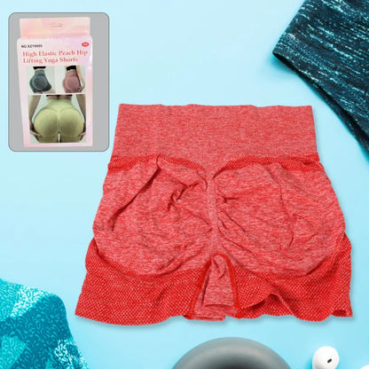 Peach-lift yoga shorts - sports