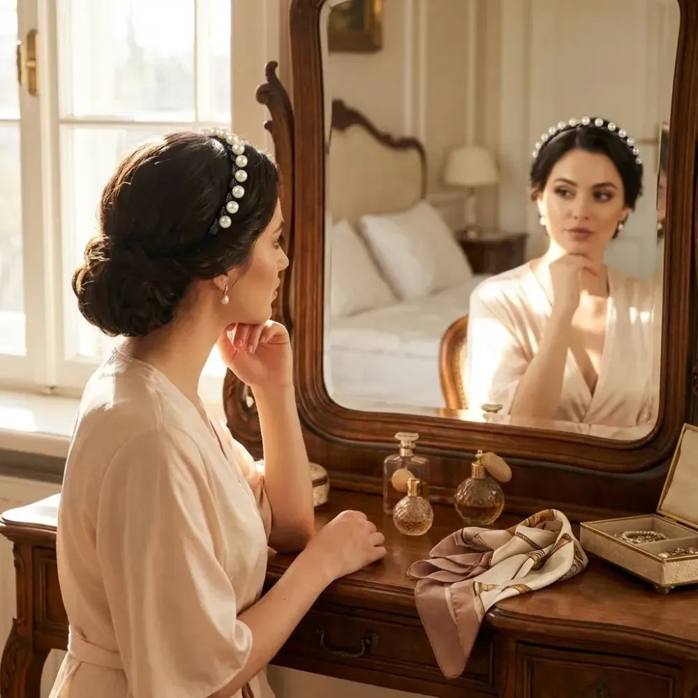 Pearl hairband for girls - health care