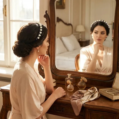 Pearl hairband for girls - health care