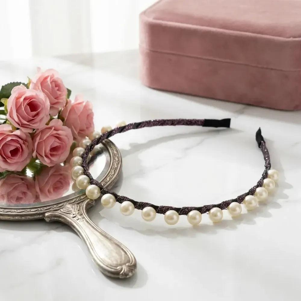 Pearl hairband for girls - health care