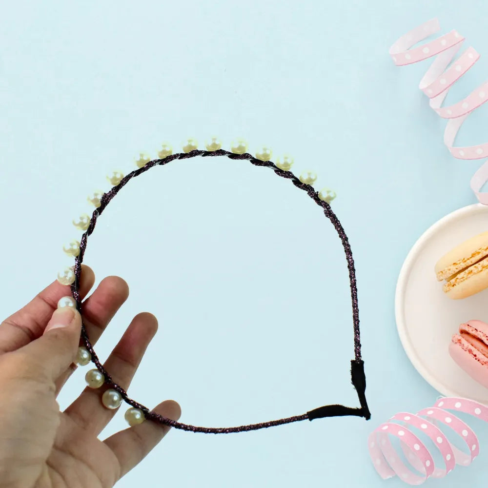 Pearl hairband for girls - health care
