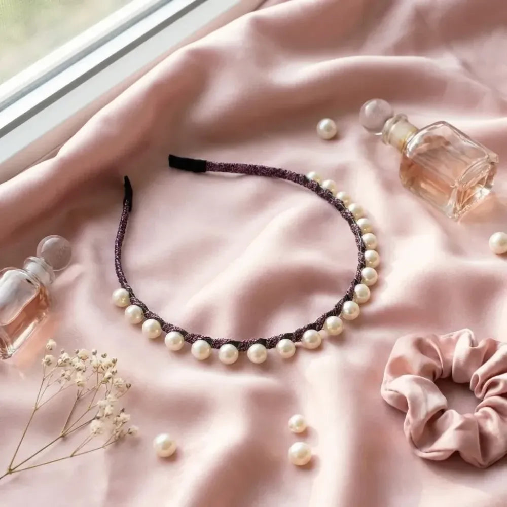Pearl hairband for girls - health care