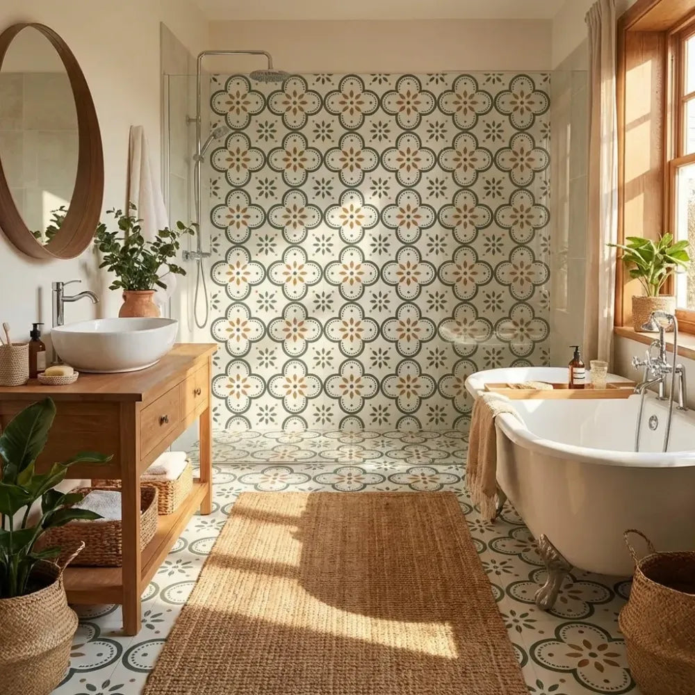 Peel and stick floor tiles kitchen bathroom backsplash sticker detachable waterproof diy tile stickers for wall