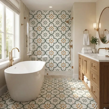 Peel and stick floor tiles kitchen bathroom backsplash sticker detachable waterproof diy tile stickers for wall