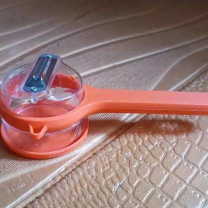 Peeler with storage box