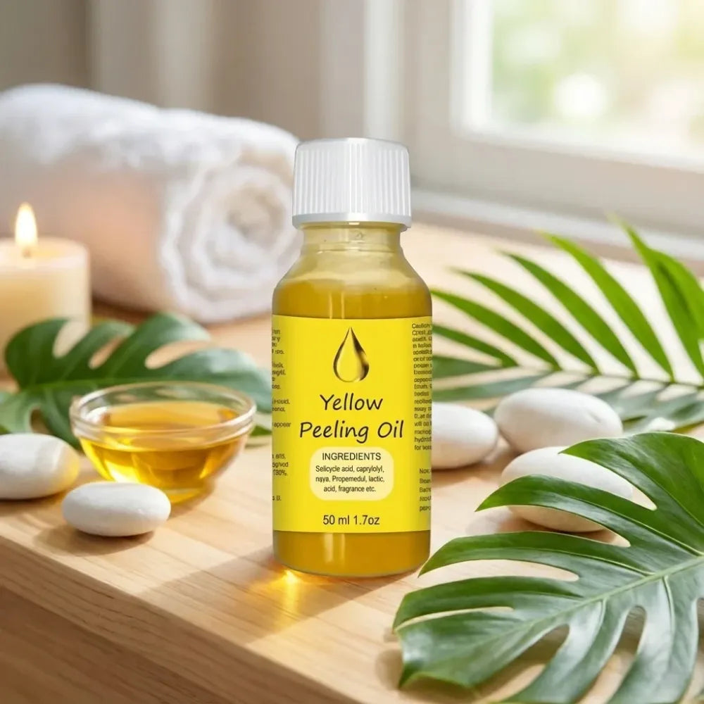 Peeling oil for dark skin