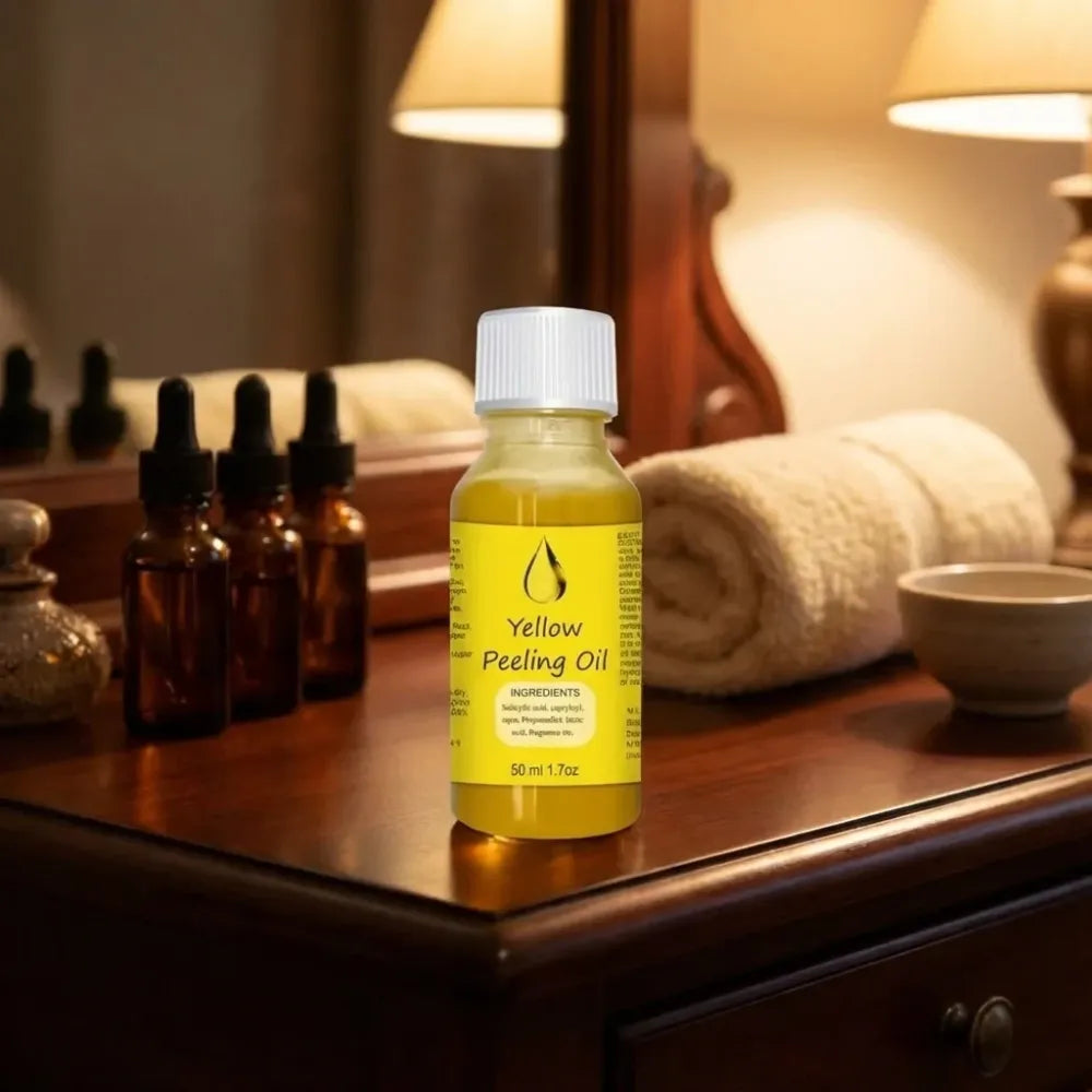 Peeling oil for dark skin