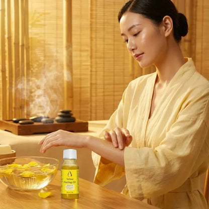 Peeling oil for dark skin
