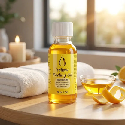 Peeling oil for dark skin
