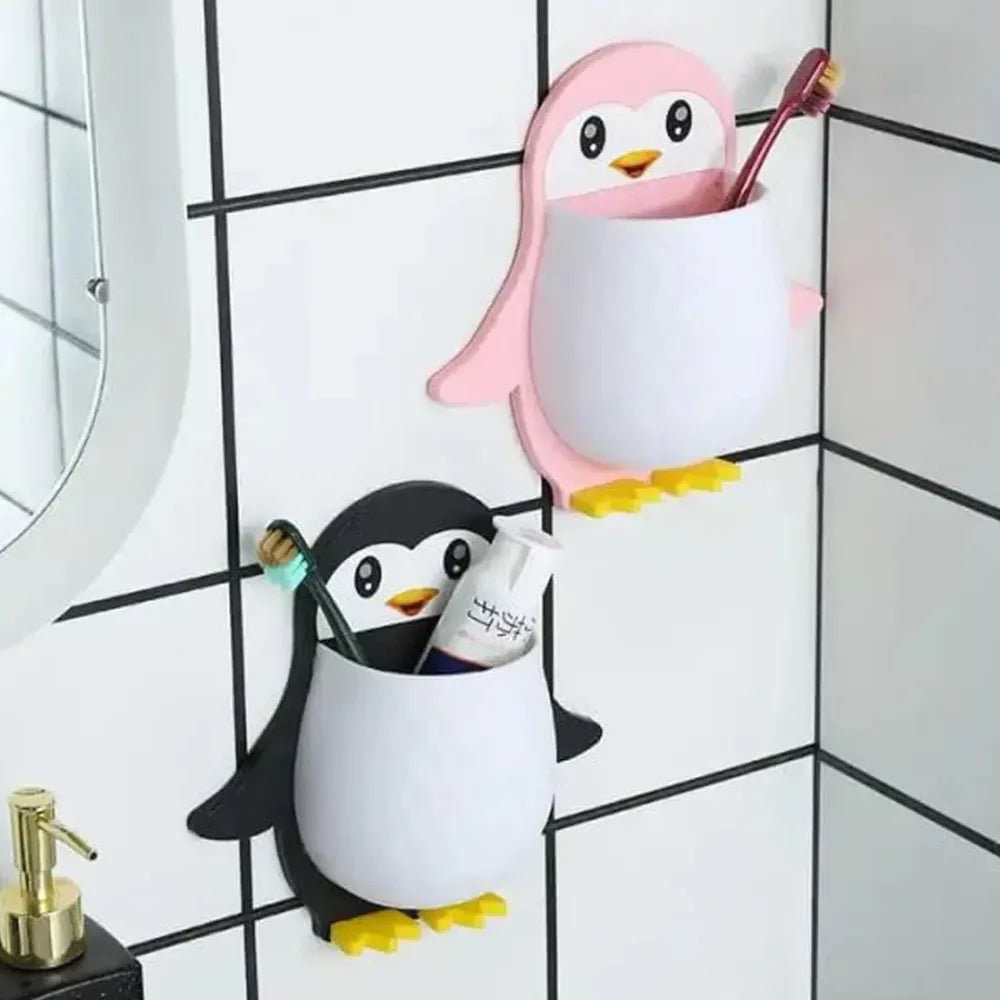 Penguin wall storage box - home improvement